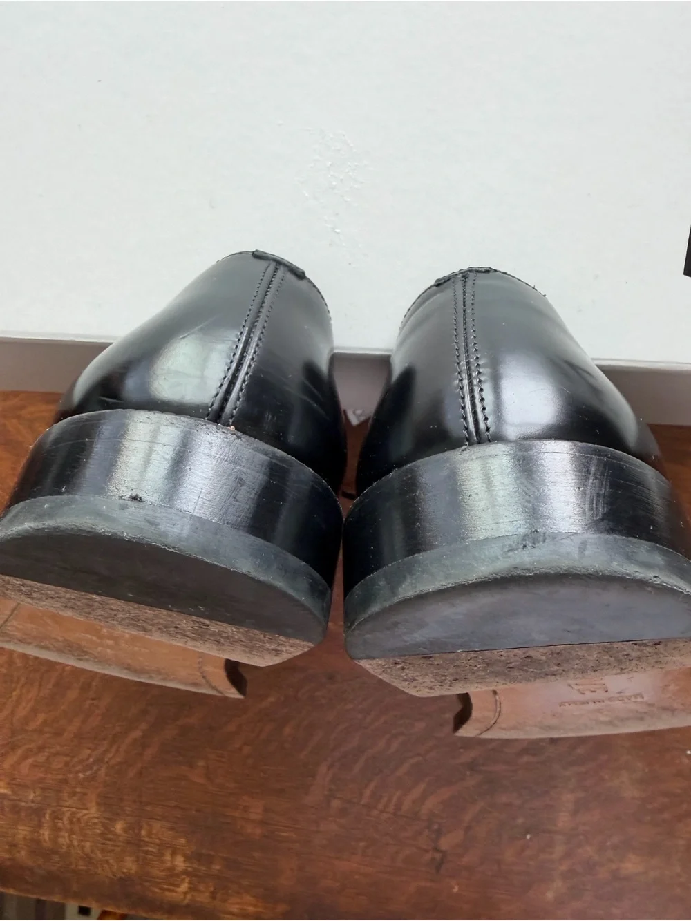 Loewe Black Leather Derby Lace-Up Shoes